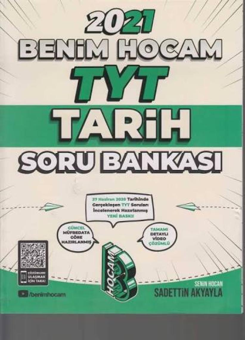 Benim Hocam Yayınları  TYT 2022 Tarih Soru Bankası