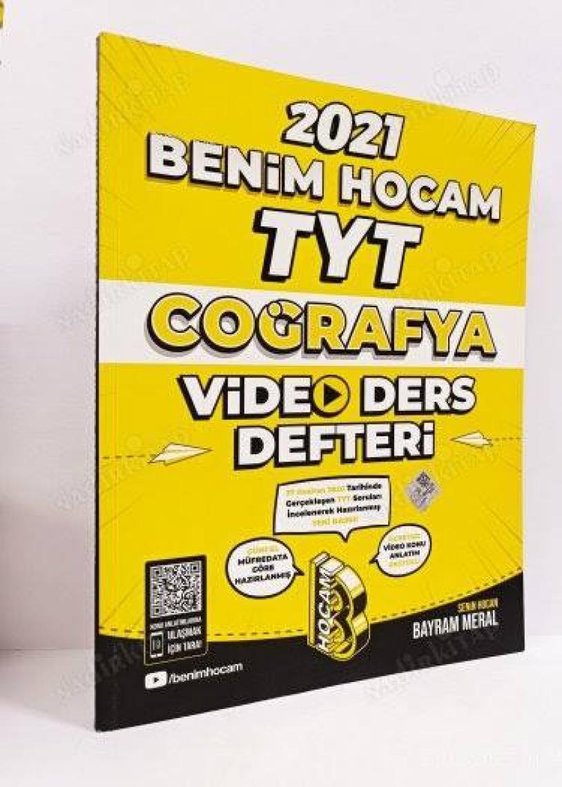 Benim Hocam Yayınları TYT 2022 Coğrafya Video Ders Defteri ve Tamamı Video Çözümlü Soru Bankası
