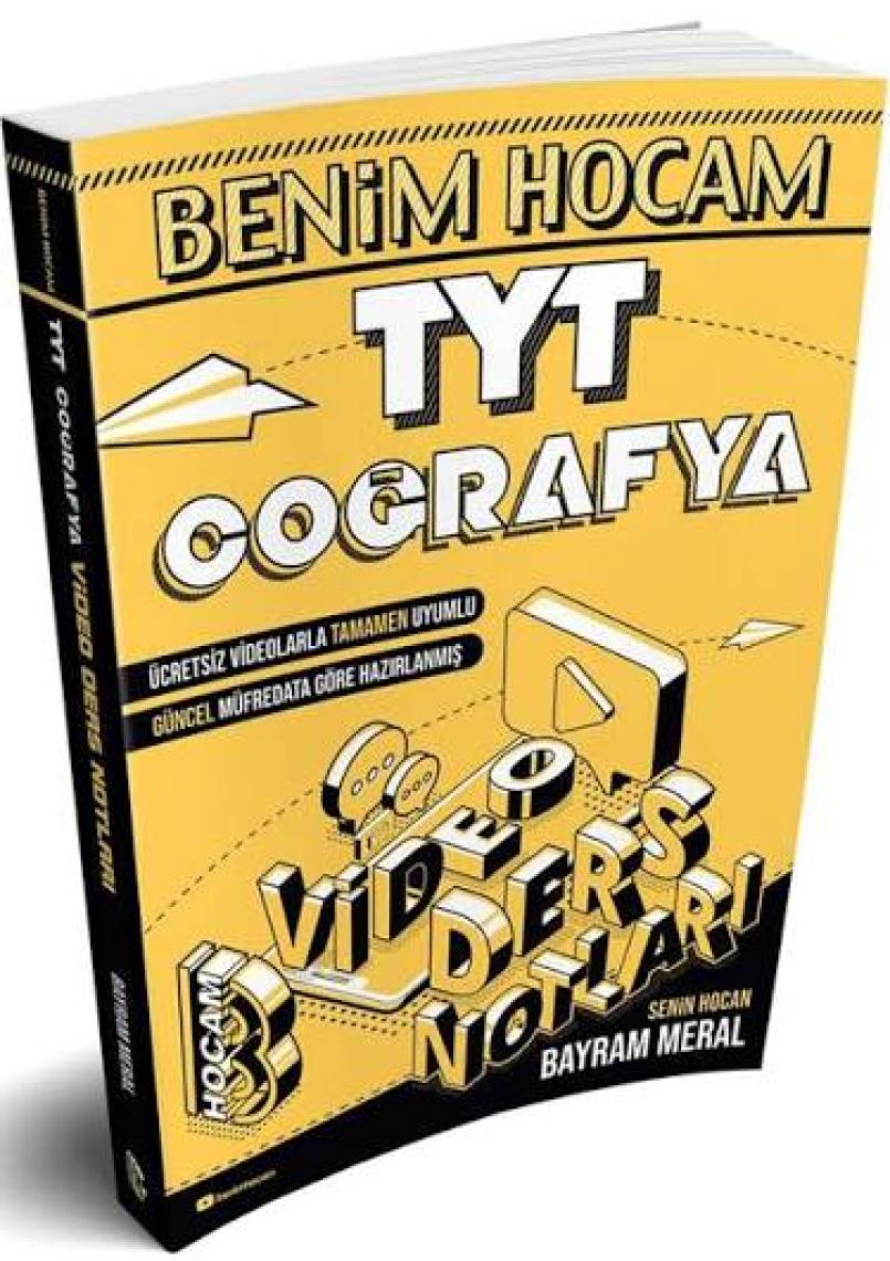 Benim Hocam Yayınları TYT 2022 Coğrafya Video Ders Defteri ve Tamamı Video Çözümlü Soru Bankası