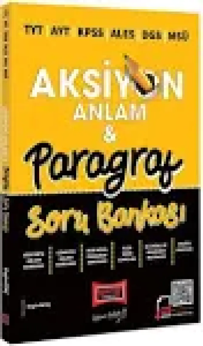 Yargı Yayınevi 2022 TYT AYT KPSS ALES DGS MSÜ AKS iyon Anlam & Paragraf Soru Bankası