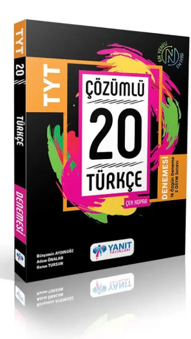 Yanıt Yayınları  TYT  Çözümlü 20 Türkçe Branş Denemesi