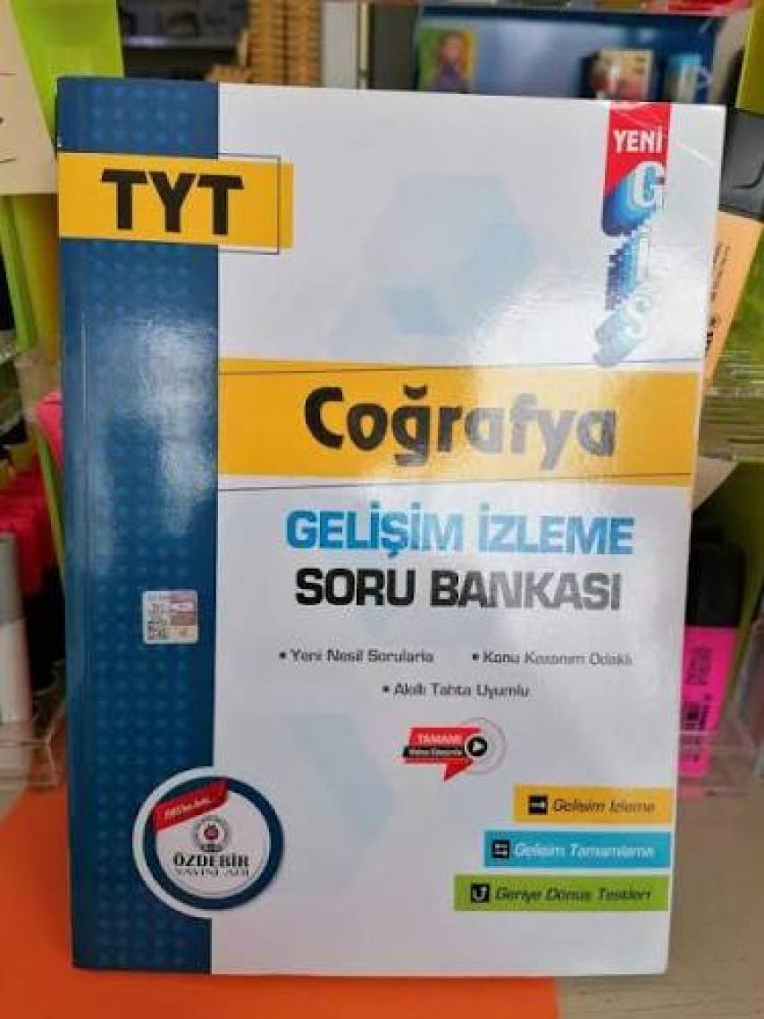 Özdebir Yayınları Yayınları TYT Coğrafya Gelişim Izleme Soru Bankası