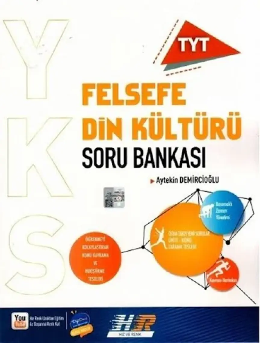 Hız ve Renk Yayınları TYT Felsefe Din Kültürü Soru Bankası