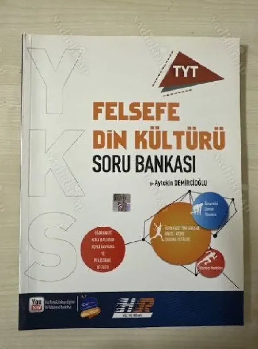 Hız ve Renk Yayınları TYT Felsefe Din Kültürü Soru Bankası