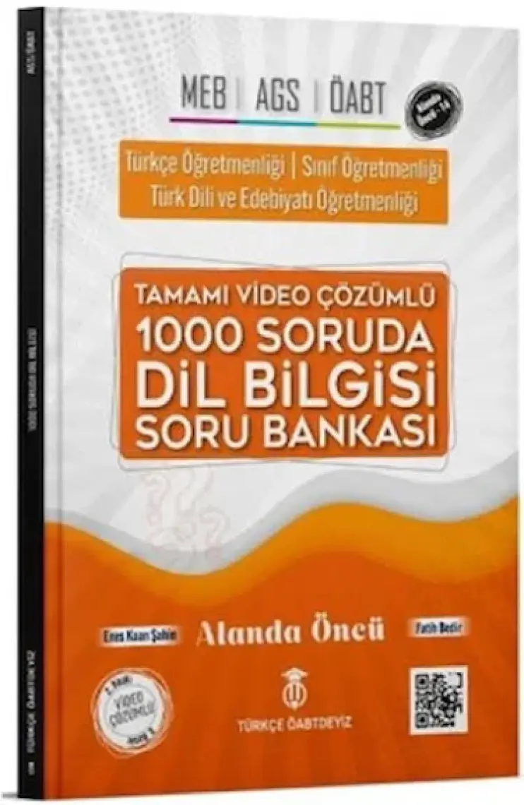 Türkçe Öabtdeyiz   Kpss Öabt Tyt Msü Dil Bilgisi 1000 Soruda Soru Bankası  -  Enes Kaan Şahin