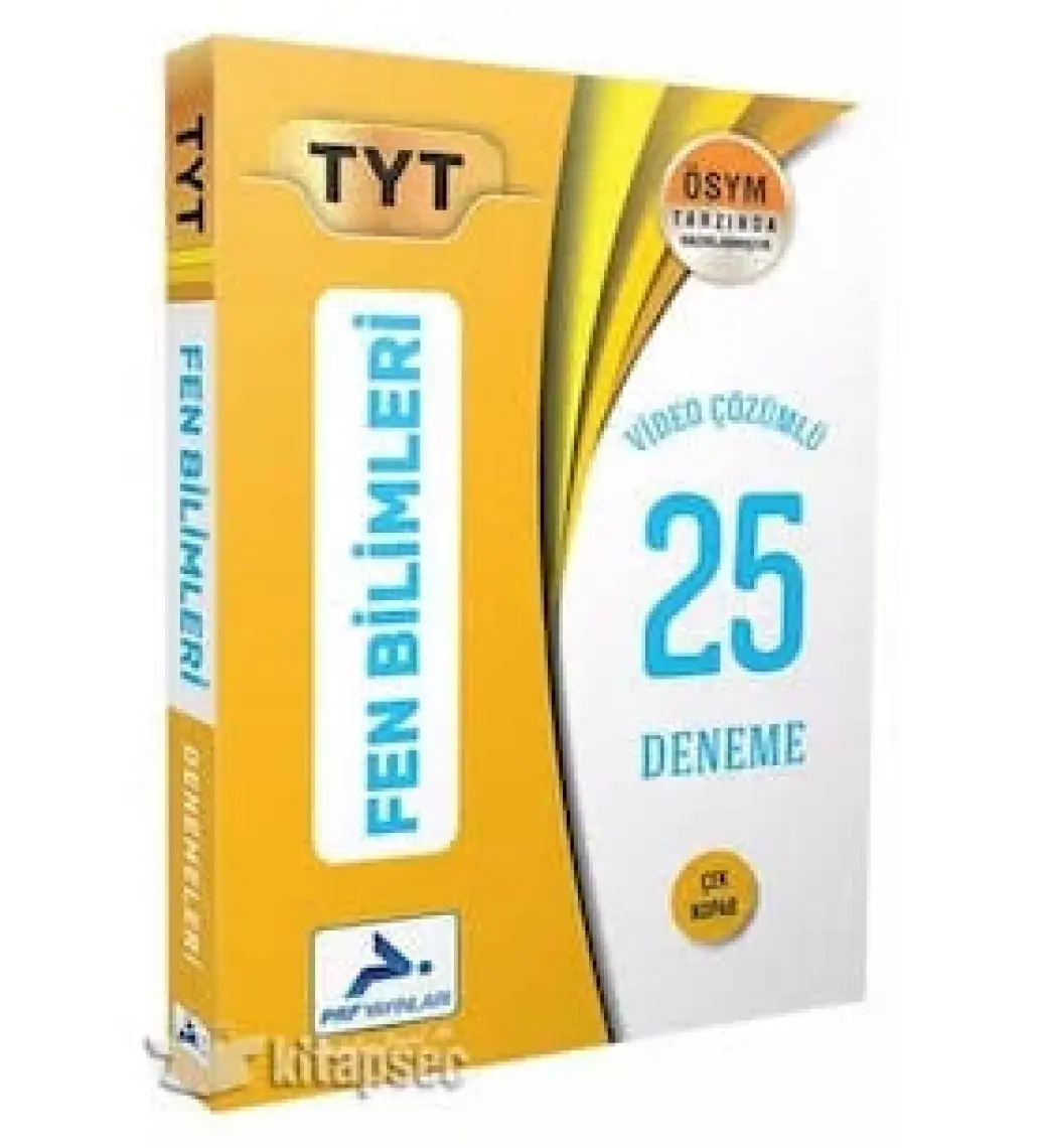 Paraf Yayınları TYT Fen Bilimleri Video Çözümlü 25 Deneme