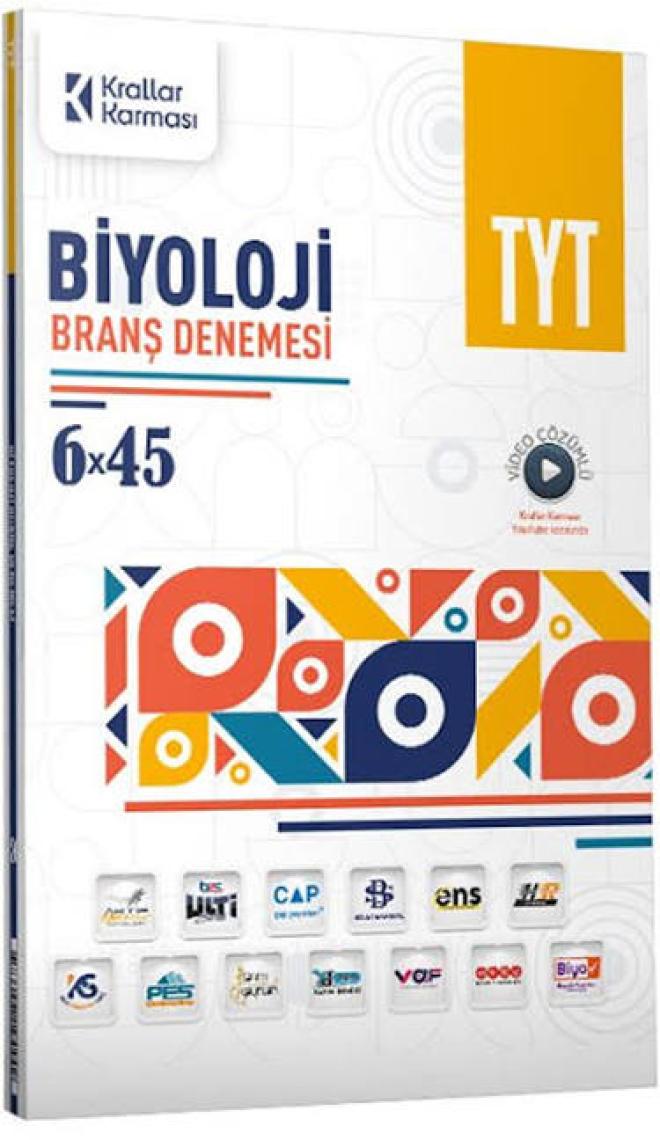 Krallar Karması TYT Biyoloji 6 x 45 Branş Deneme Krallar Karması