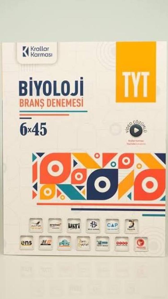 Krallar Karması TYT Biyoloji 6 x 45 Branş Deneme Krallar Karması