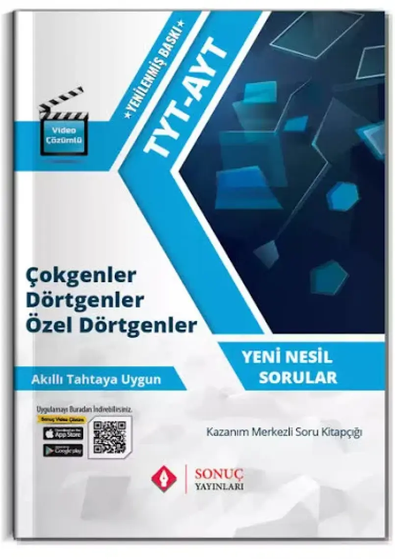 Sonuç Yayınları  TYT -AYT Çokgenler Dörtgenler Özel Dörtgenler 2021