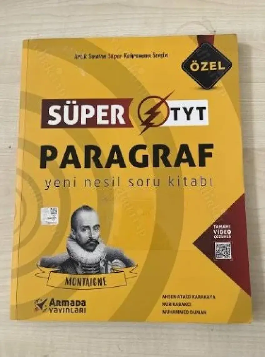 Armada Yayınları 2022 Süper TYT Paragraf Soru Kitabı