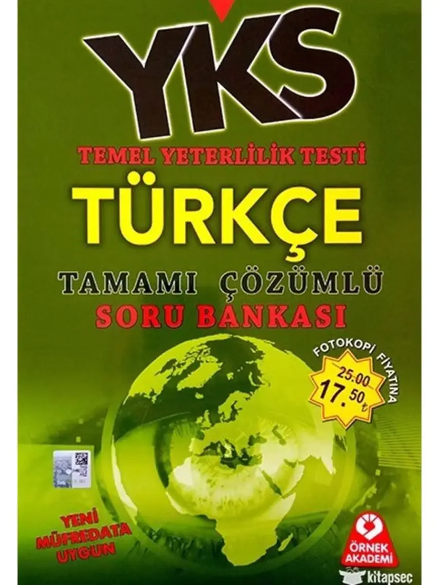 Örnek Akademi Yayınları TYT Tek Kitap Soru Bankası Örnek Akademi Yayınları