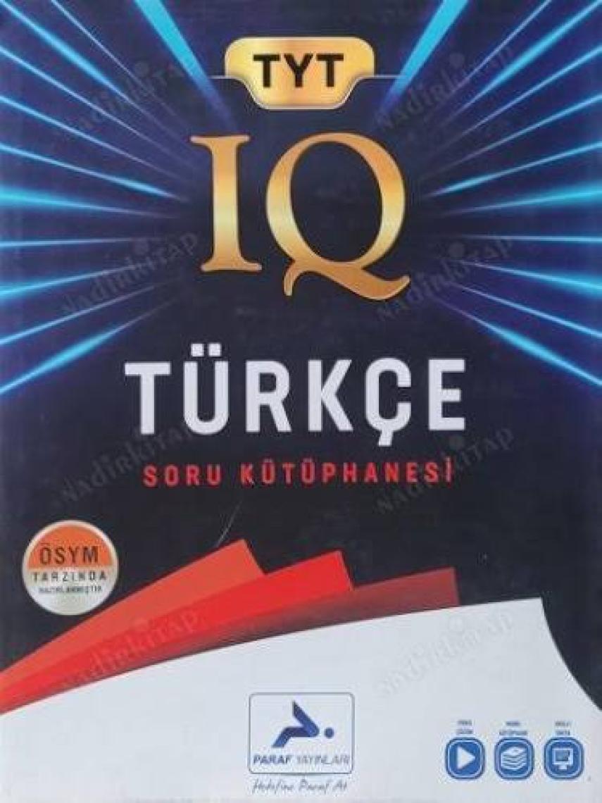 Paraf Yayınları TYT IQ Türkçe Soru Kütüphanesi