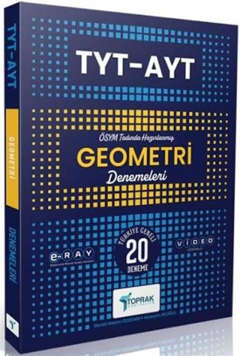 Toprak Yayıncılık 2025 Model TYT - AYT Geometri 20'li Deneme