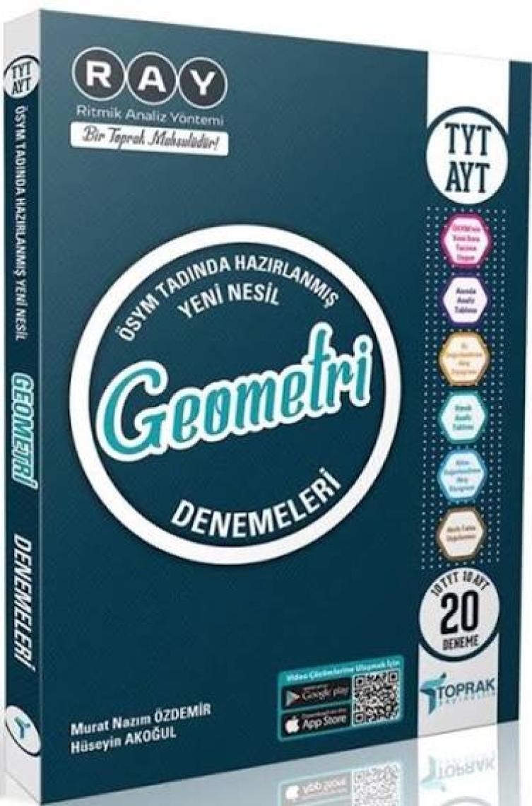 Toprak Yayıncılık 2025 Model TYT - AYT Geometri 20'li Deneme