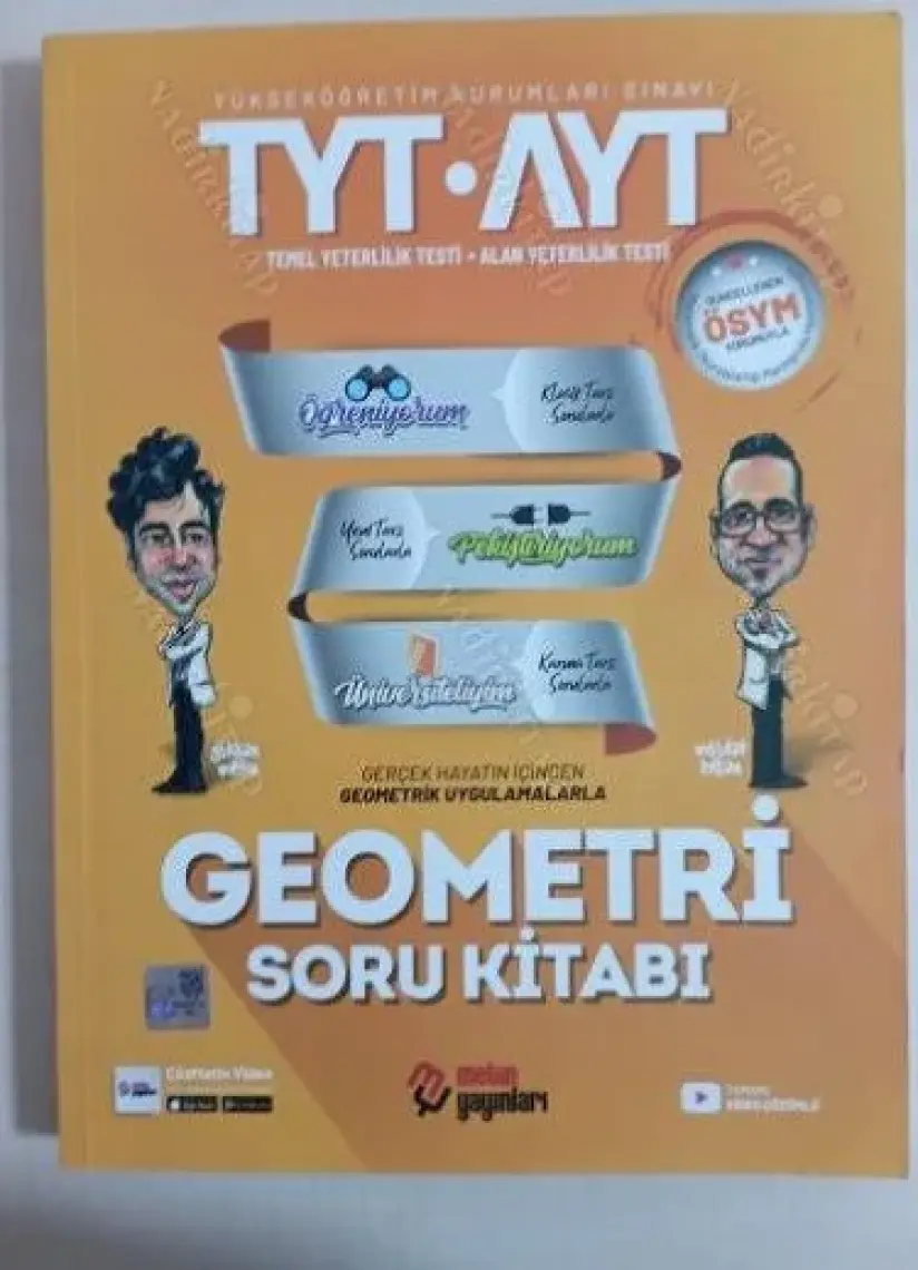 Metin Yayınları TYT - AYT Geometri Soru Bankası