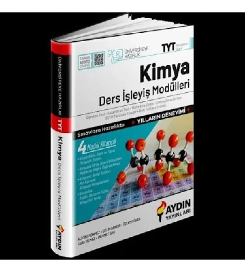 Aydın Yayınları   Üniversiteye Hazırlık Tyt Kimya Ders Işleyiş Modülleri