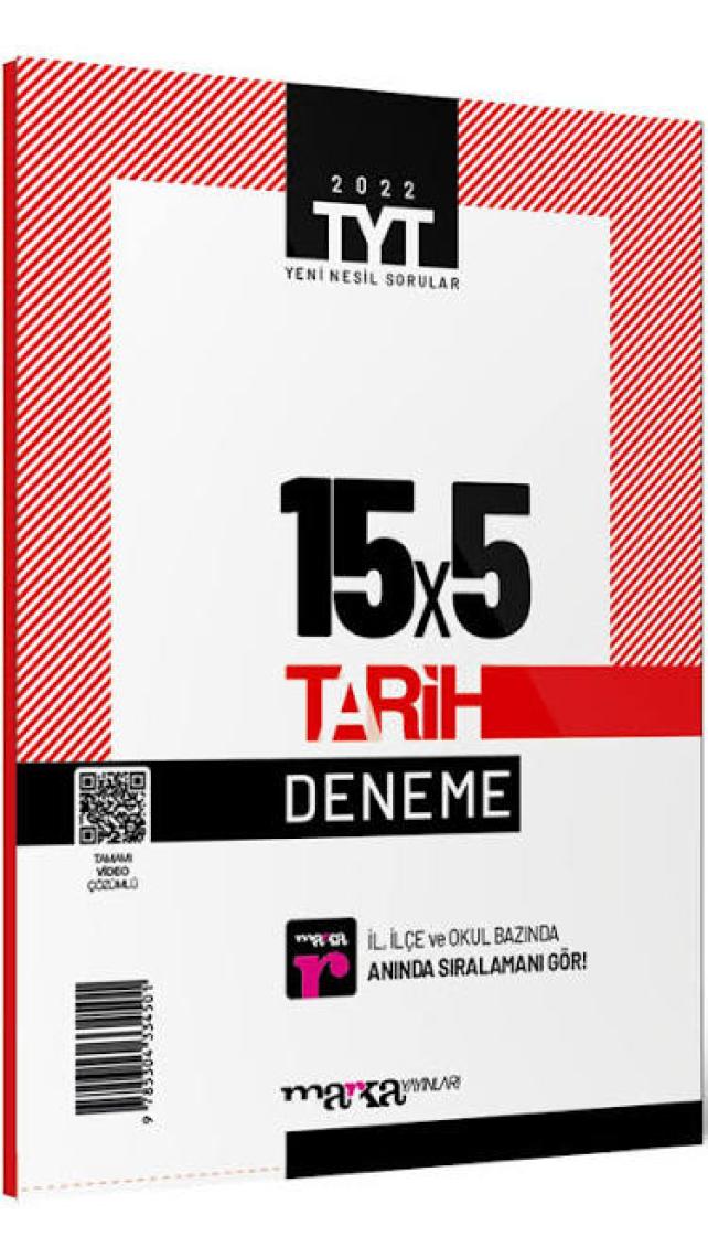 Marka Yayınları 2025 TYT Tarih 15 Deneme Tamamı Video Çözümlü