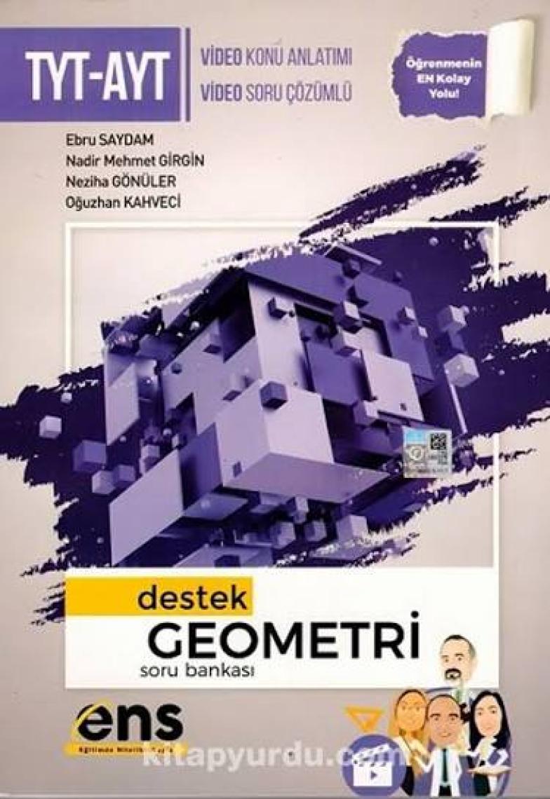 ENS Yayıncılık TYT AYT Geometri Destek Soru Bankası - Ebru Saydam