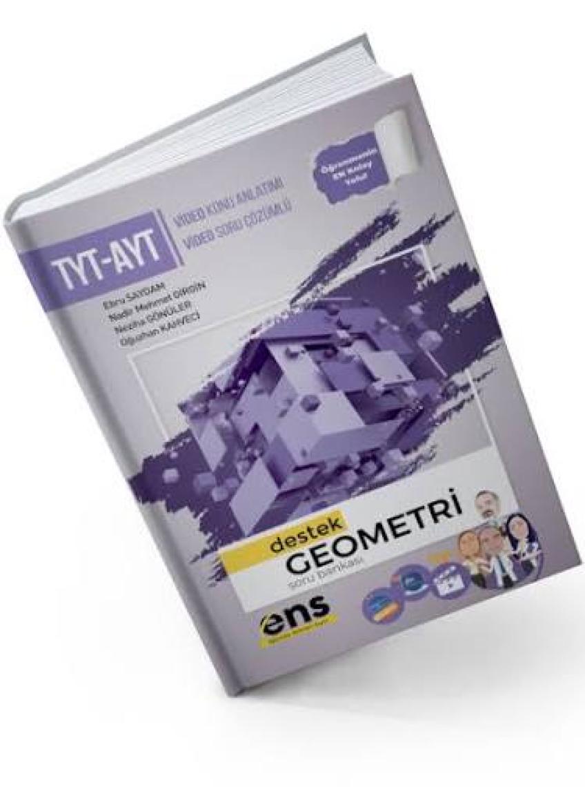 ENS Yayıncılık TYT AYT Geometri Destek Soru Bankası - Ebru Saydam