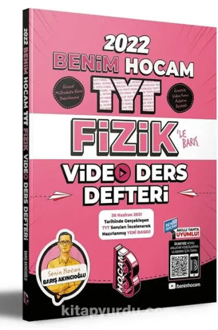 Benim Hocam Yayınları  TYT 2022 Fizik Video Ders Defteri