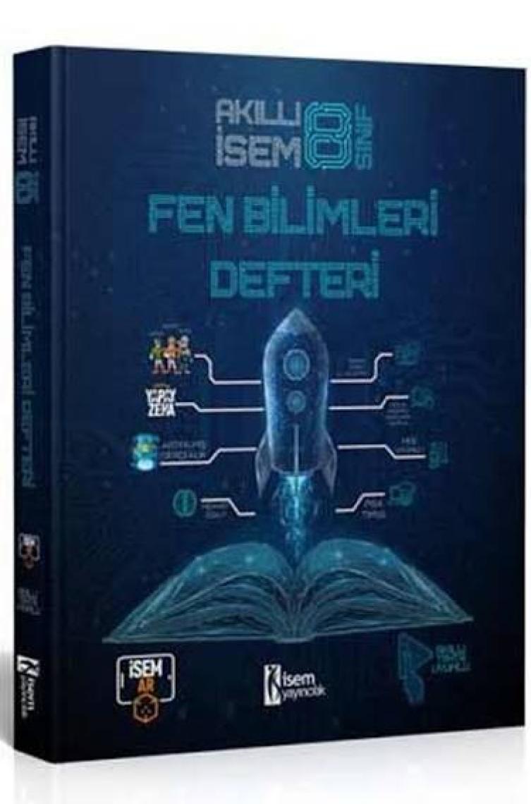 İSEM Yayıncılık 8. Sınıf Akıllı Fen Bilimleri Defteri