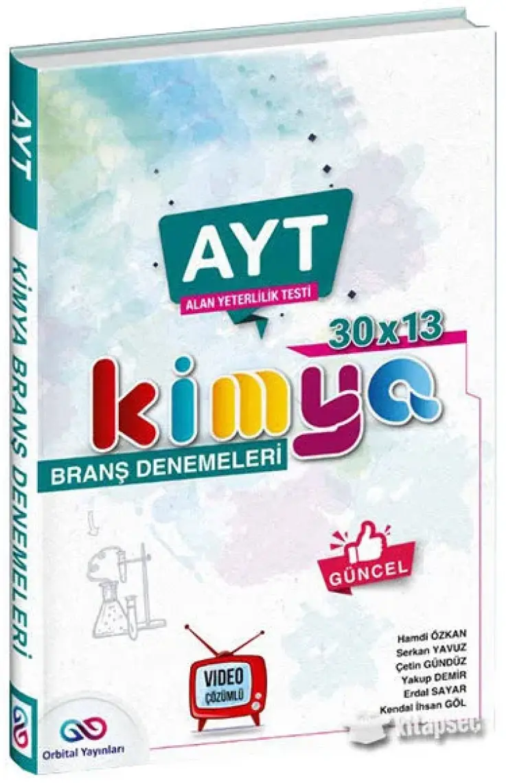 Orbital Yayınları AYT Kimya 30 x 13 Branş Denemesi