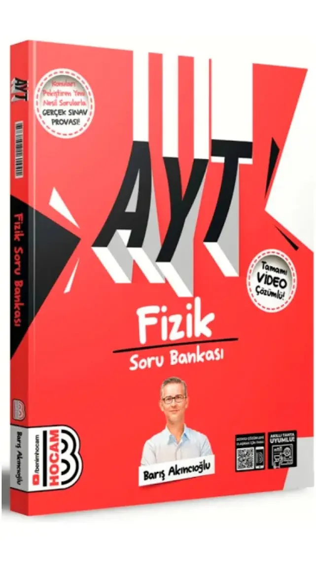 Benim Hocam Yayınları 2025 AYT Fizik Tamamı Video Çözümlü Soru Bankası