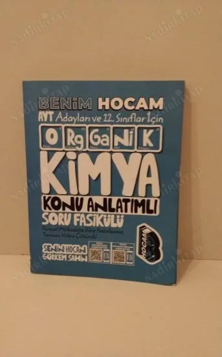Benim Hocam AYT 2024 ve 12. Sınıflar İçin Organik Kimya Konu Anlatımlı Soru Bankası Fasikülü