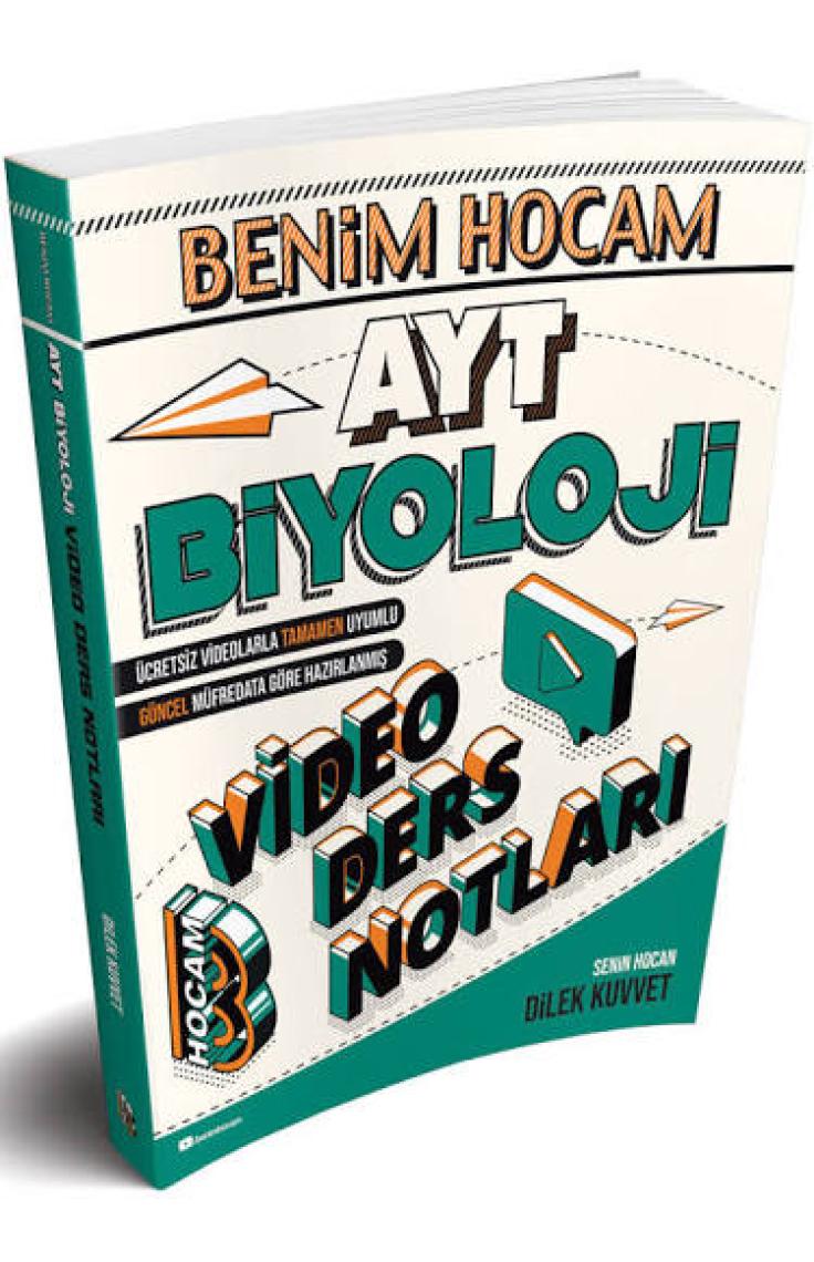 Benim Hocam Yayınları AYT 2022 Biyoloji Video Ders Defteri (Konu Anlatım)