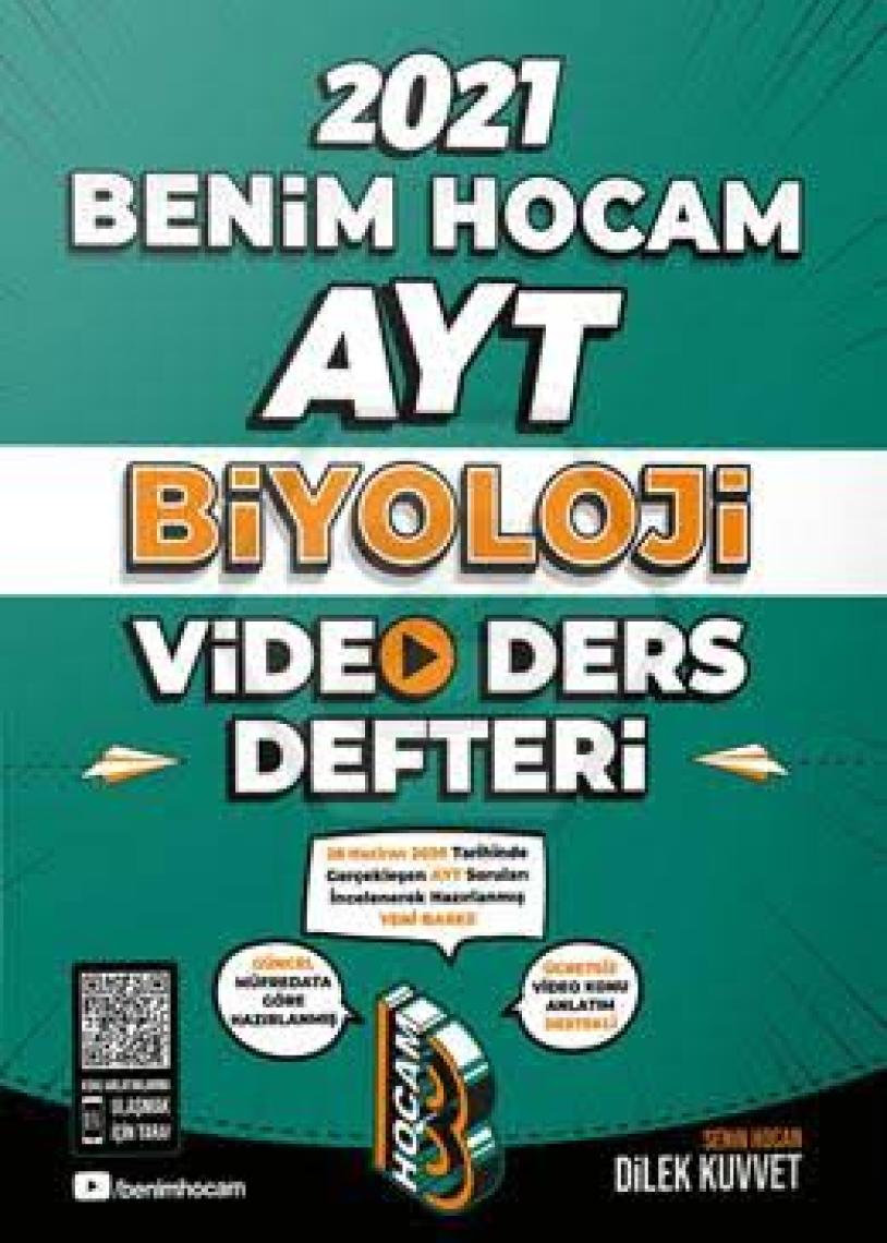 Benim Hocam Yayınları AYT 2022 Biyoloji Video Ders Defteri (Konu Anlatım)