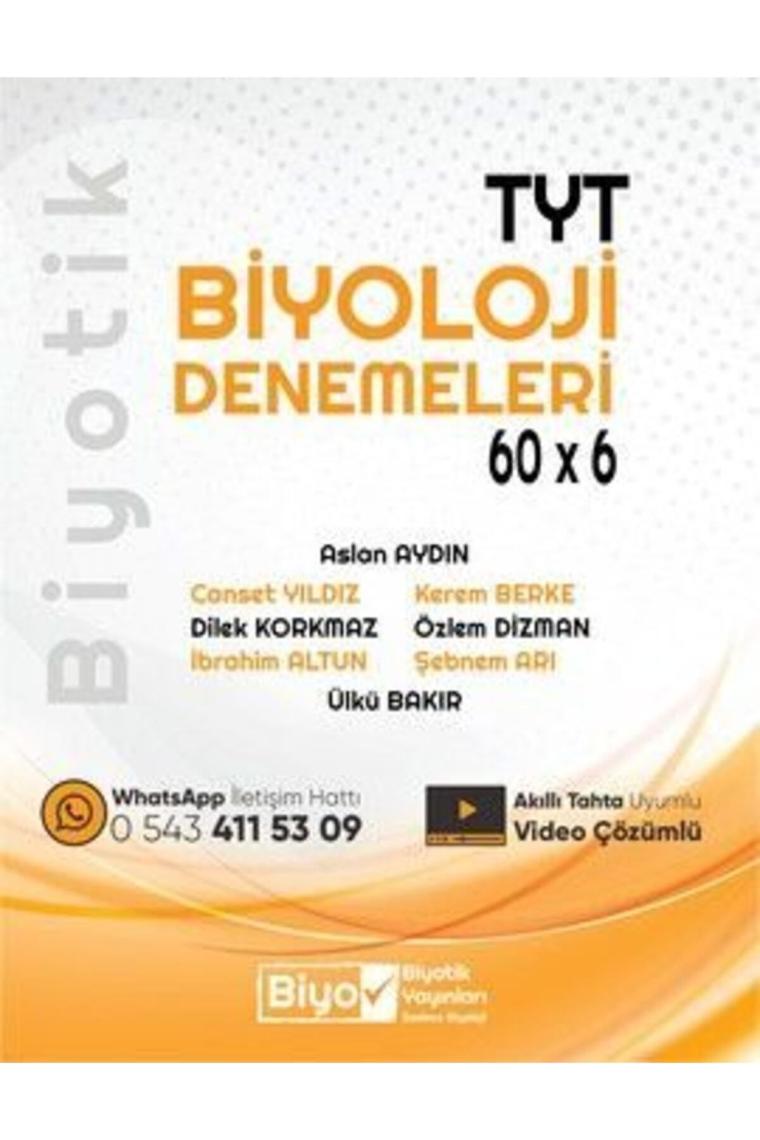 Biyotik Tyt Biyoloji Deneme 60*6
