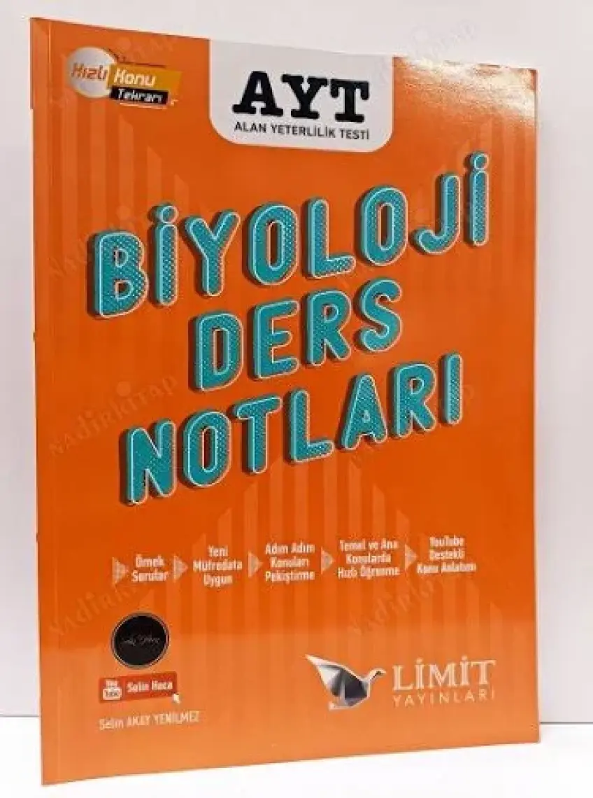 Limit Yayınları AYT Biyoloji Ders Notları - Selin Akaylmez