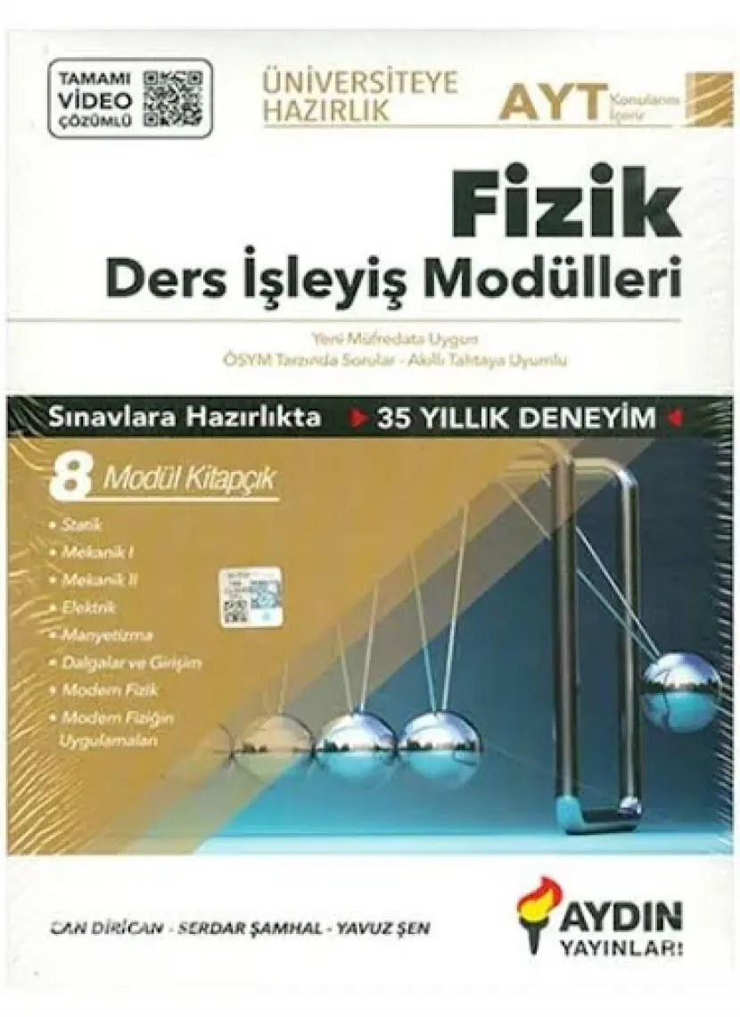 Aydın Yayınları AYT Fizik Ders İşleyiş Modülleri