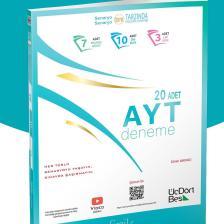 ÜçDörtBeş Yayınları AYT Fizik 20’li Deneme