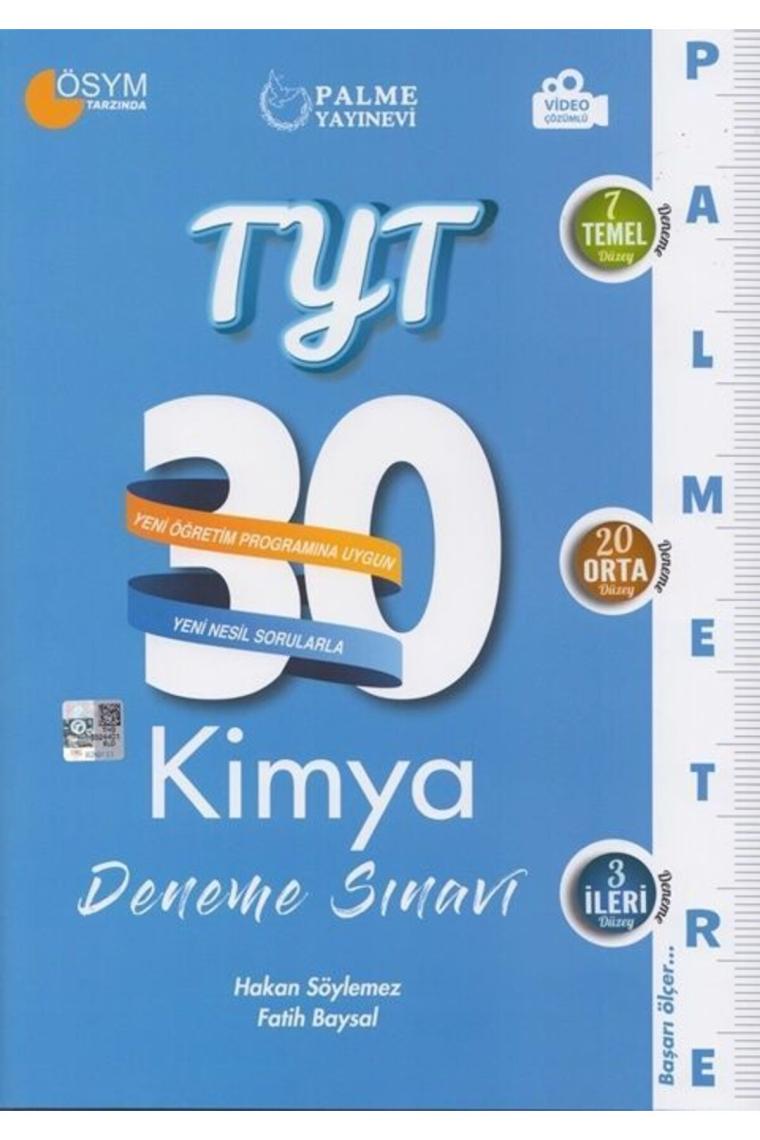 Palme Yks Tyt Kimya Palmetre 30 Deneme Video Çözümlü