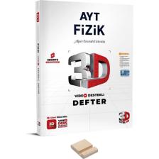 3D Yayınları AYT Fizik Video Destekli Defter - Telefon Tutucu