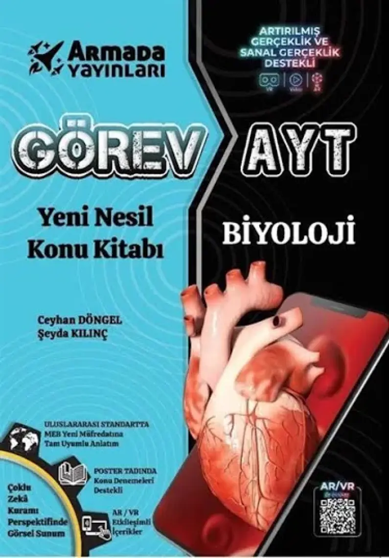 Armada Yayınları Görev AYT Biyoloji Yeni Nesil Konu Kitabı