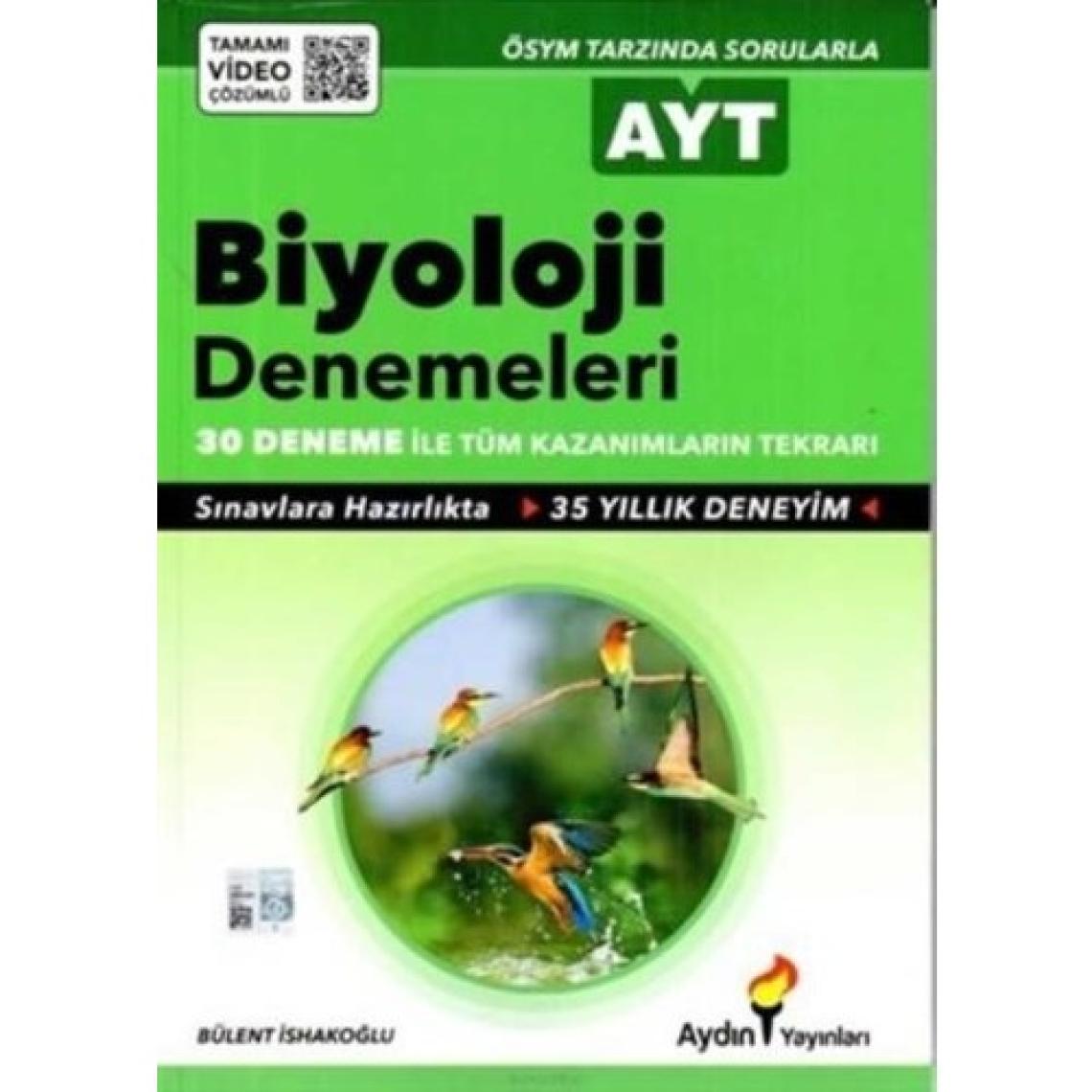 Aydın Yayınları AYT Biyoloji 30 lu Deneme Sınavı