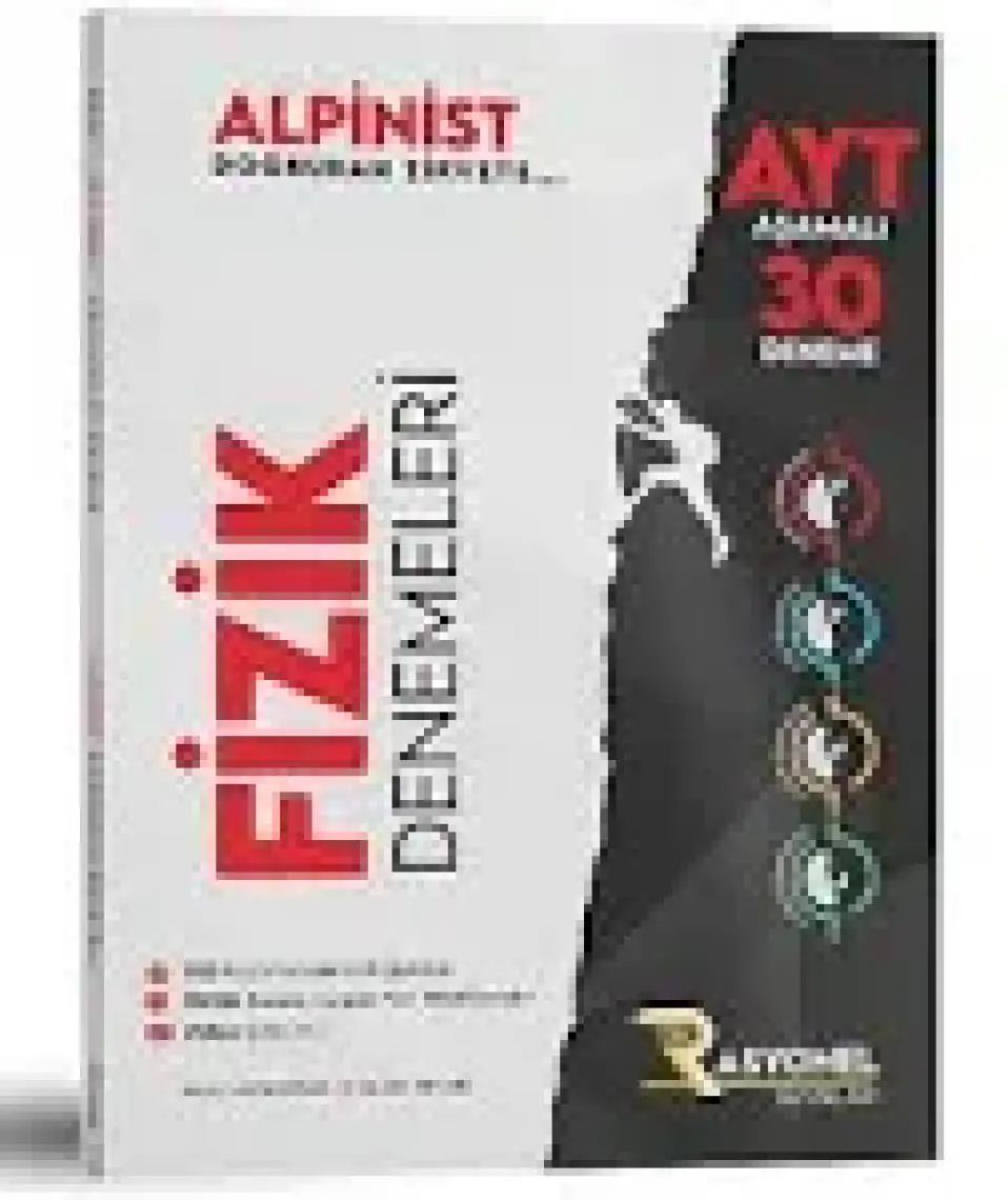 Rasyonel Yayınları AYT Fizik 30' lu Deneme Seti (Alpinist Serisi) (Yazarlarından Video Çözümlü)