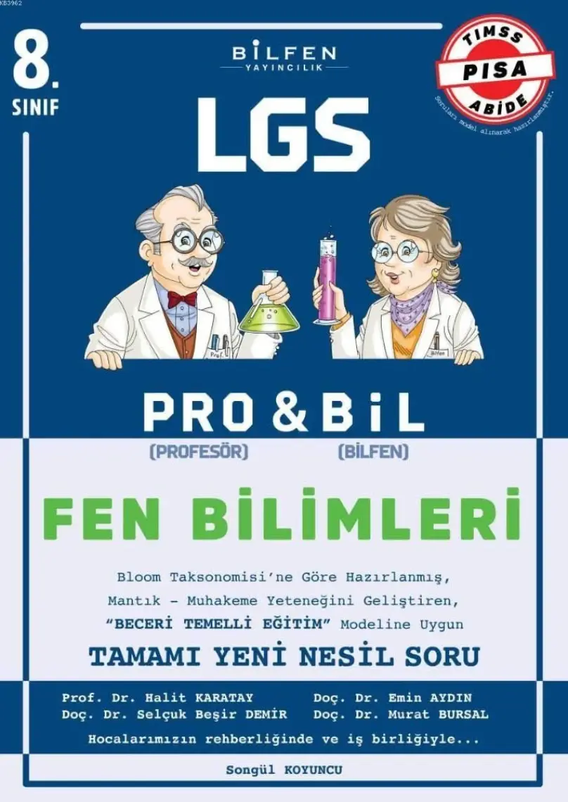 Bilfen Yayınları 8.Sınıf Fen 8 Pro&Bıl Soru Bankası