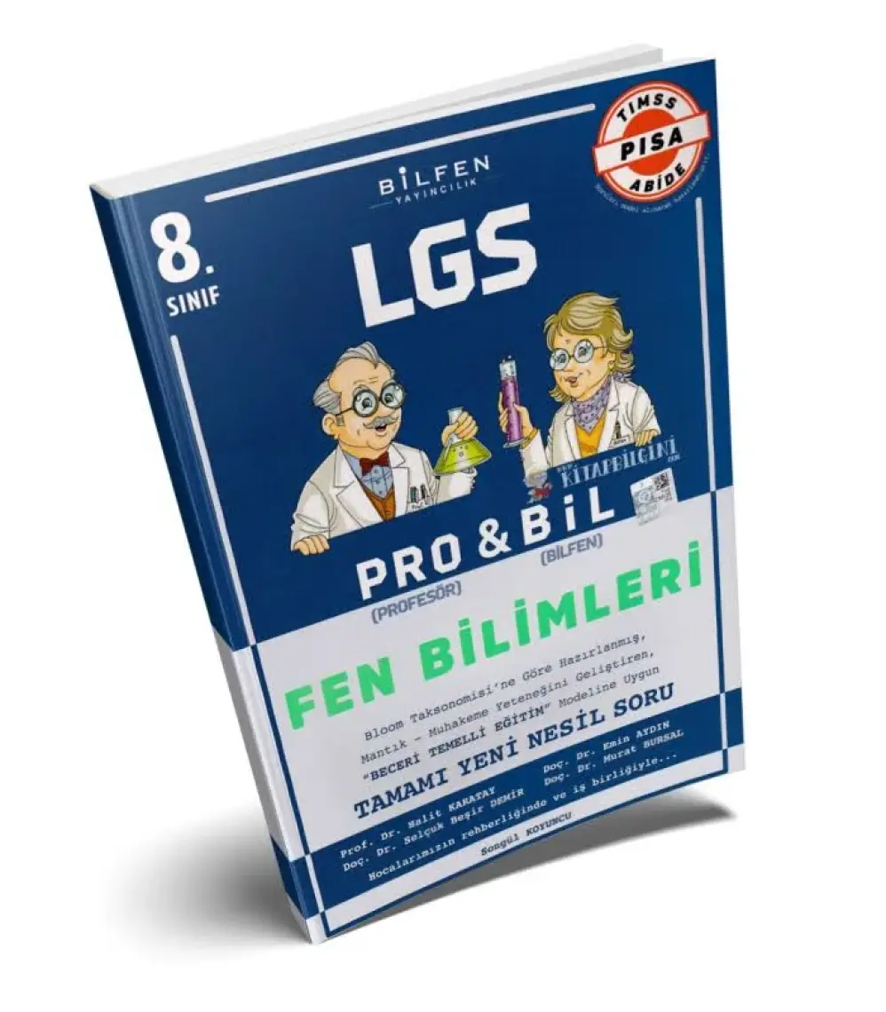 Bilfen Yayınları 8.Sınıf Fen 8 Pro&Bıl Soru Bankası