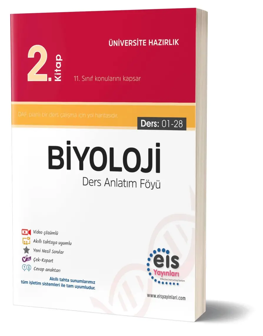 Eis Yayınları YKS Biyoloji 2. Kitap DAF