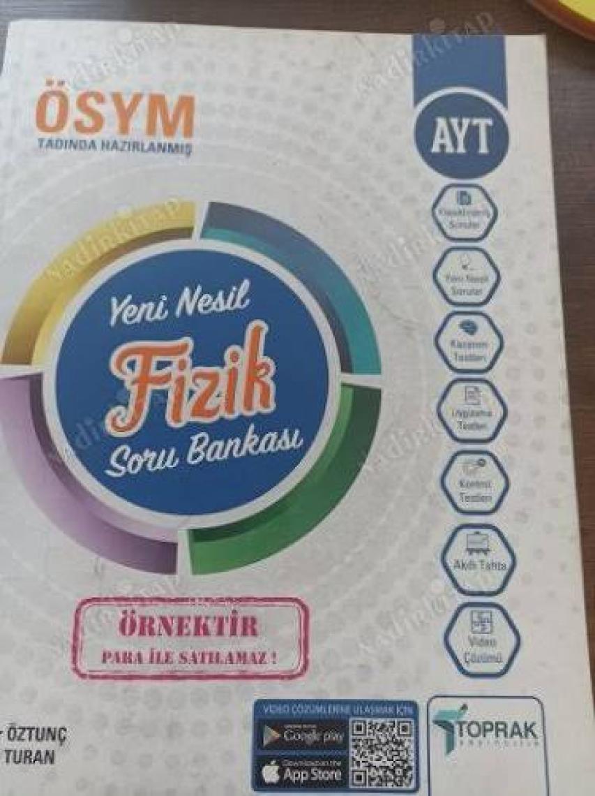 Toprak Yayıncılık AYT Fizik Soru Bankası