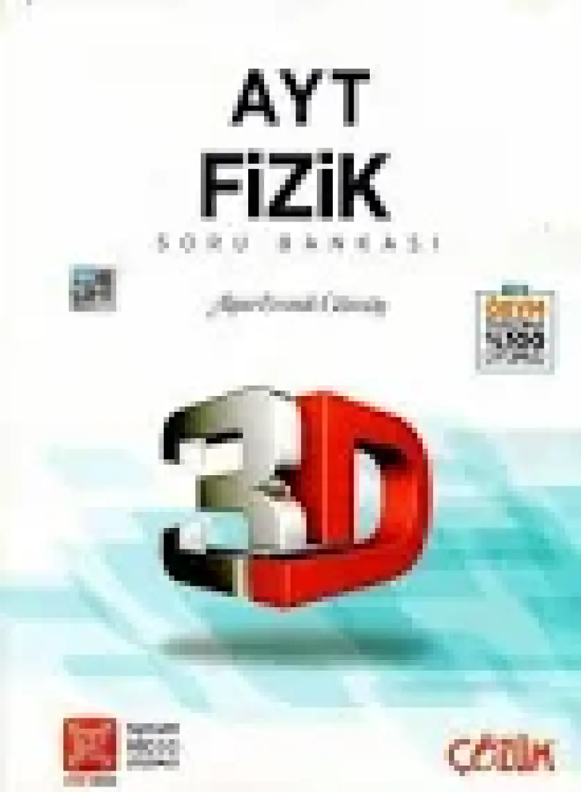 Çözüm Yayınları AYT 3D Fizik Soru Bankası