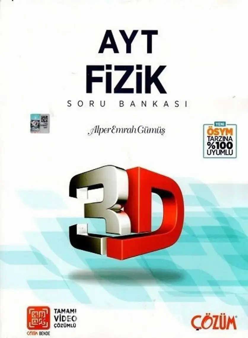 Çözüm Yayınları AYT 3D Fizik Soru Bankası