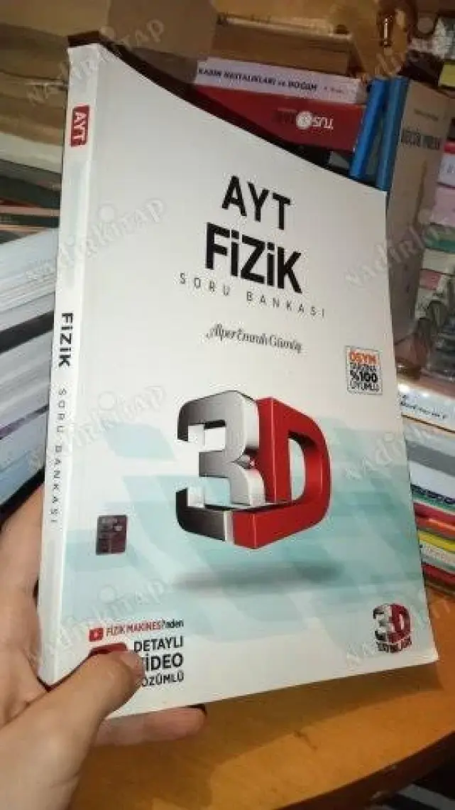 Çözüm Yayınları AYT 3D Fizik Soru Bankası