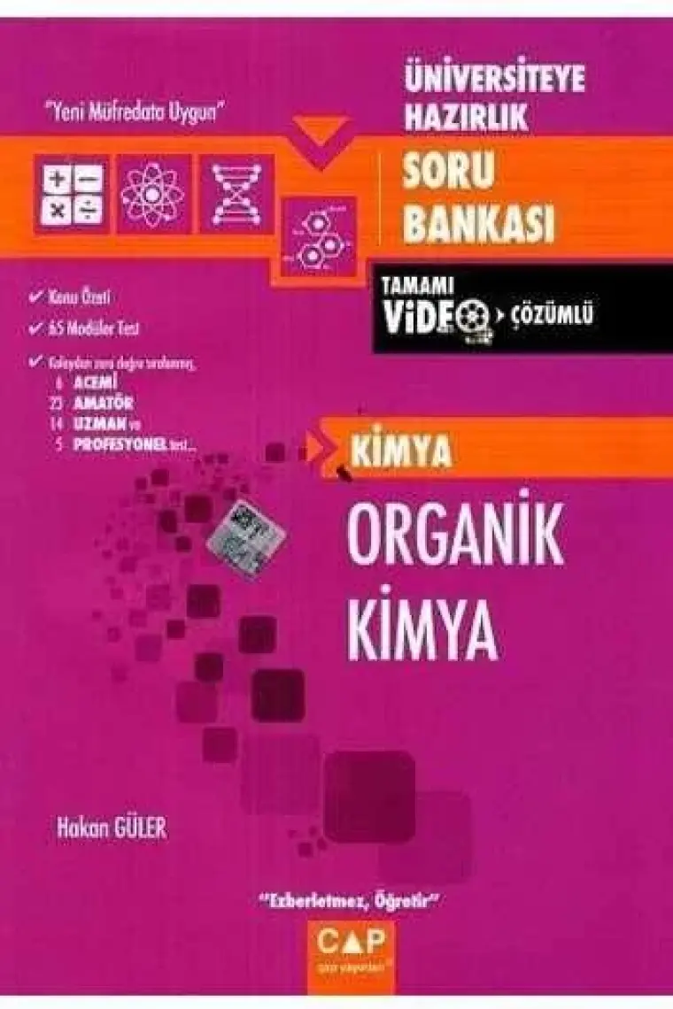 Çap Yayınları Organik Kimya Soru Bankası