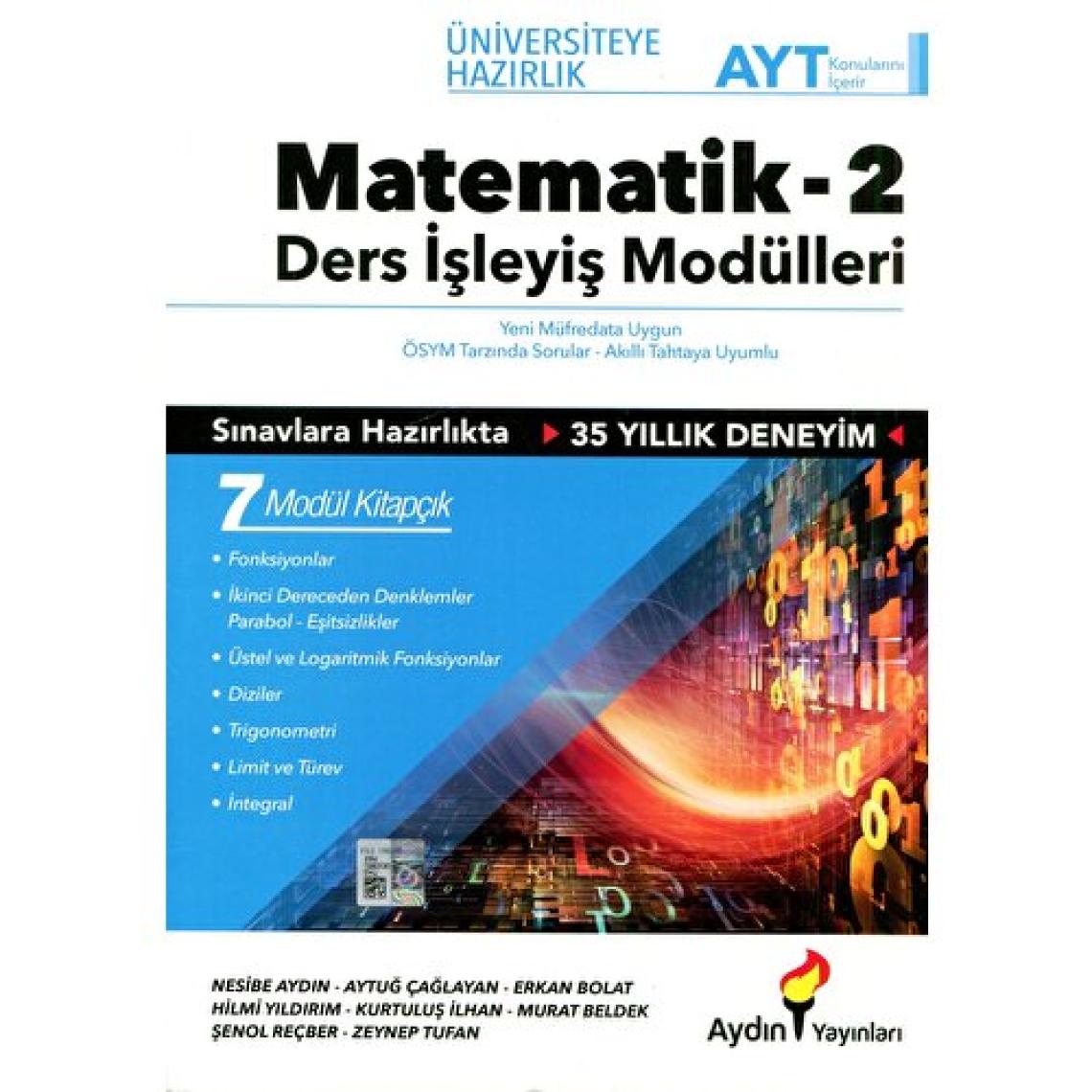 Aydın Yayınları Ayt Matematik-2 Ders Işleyiş Modülleri