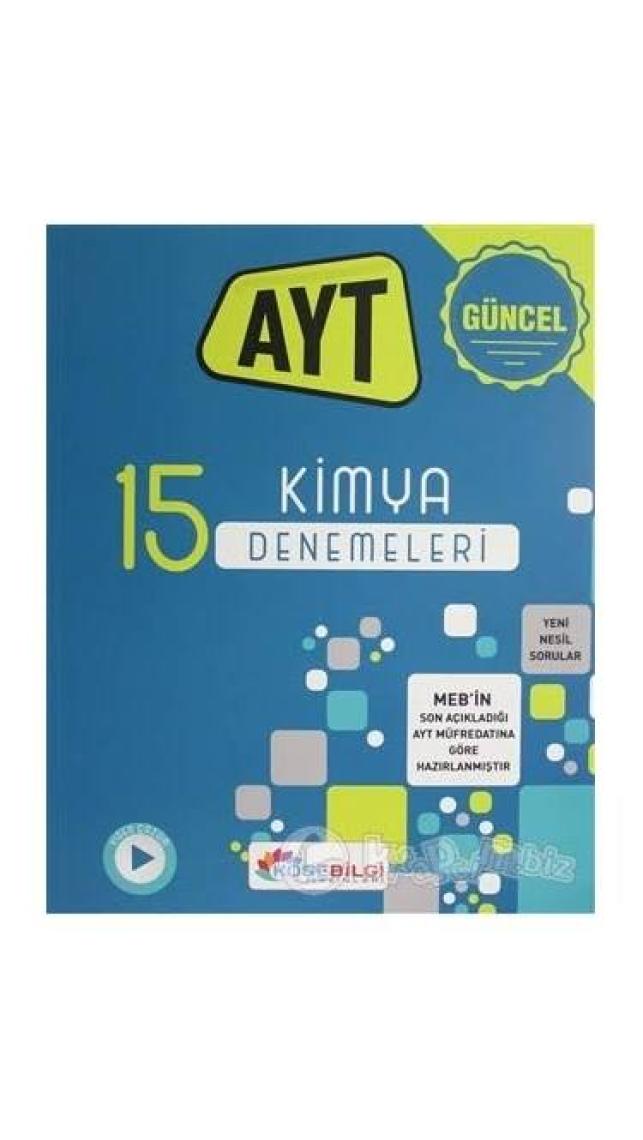 Köşebilgi Yayınları  15'Li AYT Kimya Denemeleri