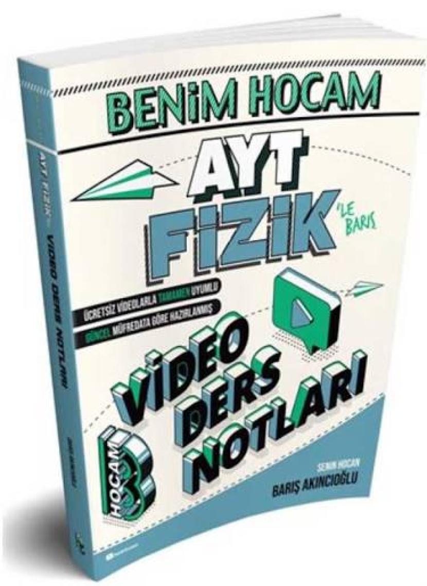Benim Hocam Yayınları AYT 2022 Fizik Video Ders Defteri